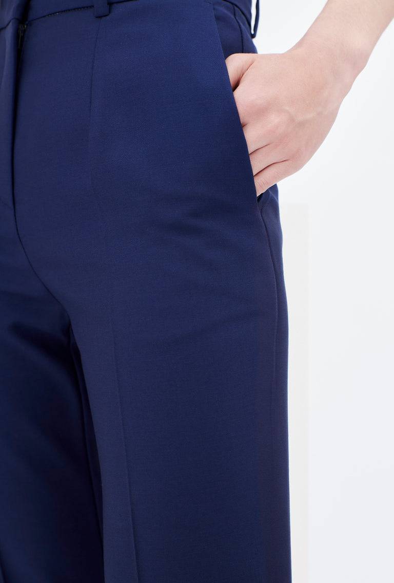 Odeeh Soft Wool Gabardine Hose, Ink Clearance-Verkauf