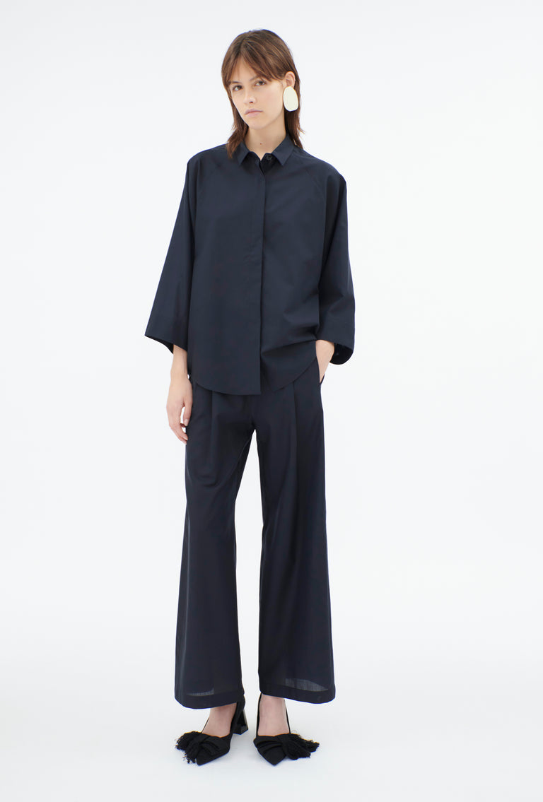 Odeeh Super Light Wool Hose, Navy Fabrikladen