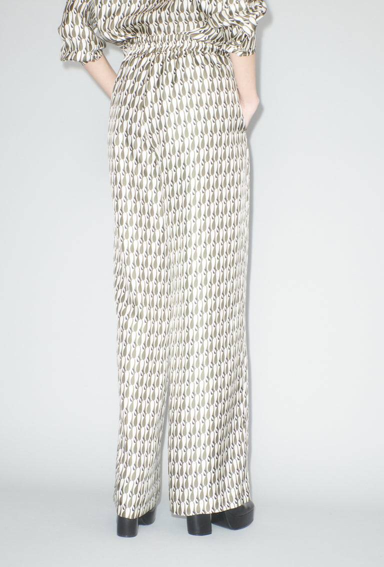 Odeeh Abstract Penguins Hose, Brown Olive zollfrei