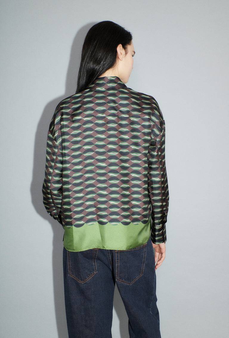 Odeeh Floating Objects Bluse, Myrrh Schlussverkauf
