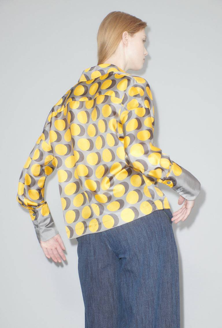 Odeeh Double Dot Bluse, Golden Yellow Meist gekauft