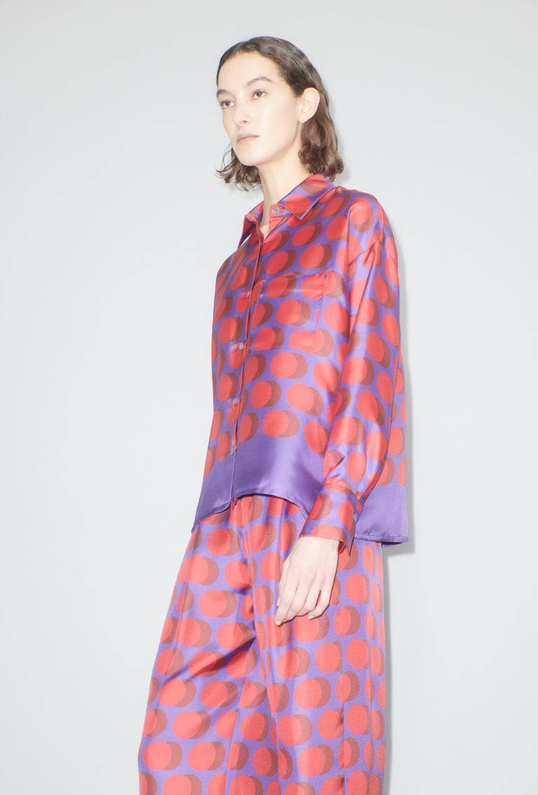 Odeeh Double Dot Bluse, Lipstick Blitzverkäufe
