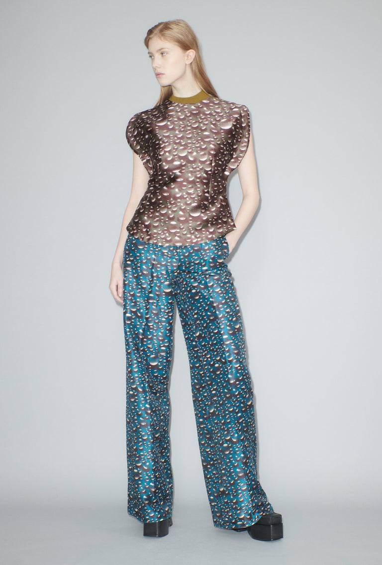 Odeeh Glass Bubbles Top, Aubergine Fabrik Onlineshop