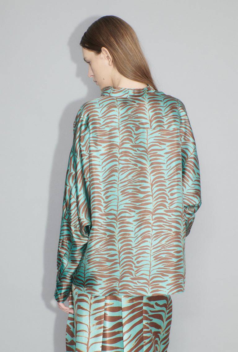 Odeeh Op-Art Tree Bluse, Shellac Günstig kaufen