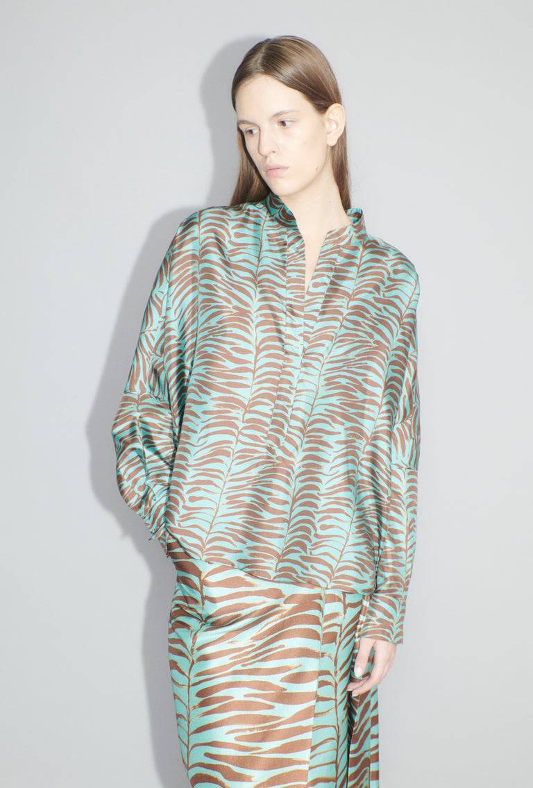 Odeeh Op-Art Tree Bluse, Shellac Günstig kaufen