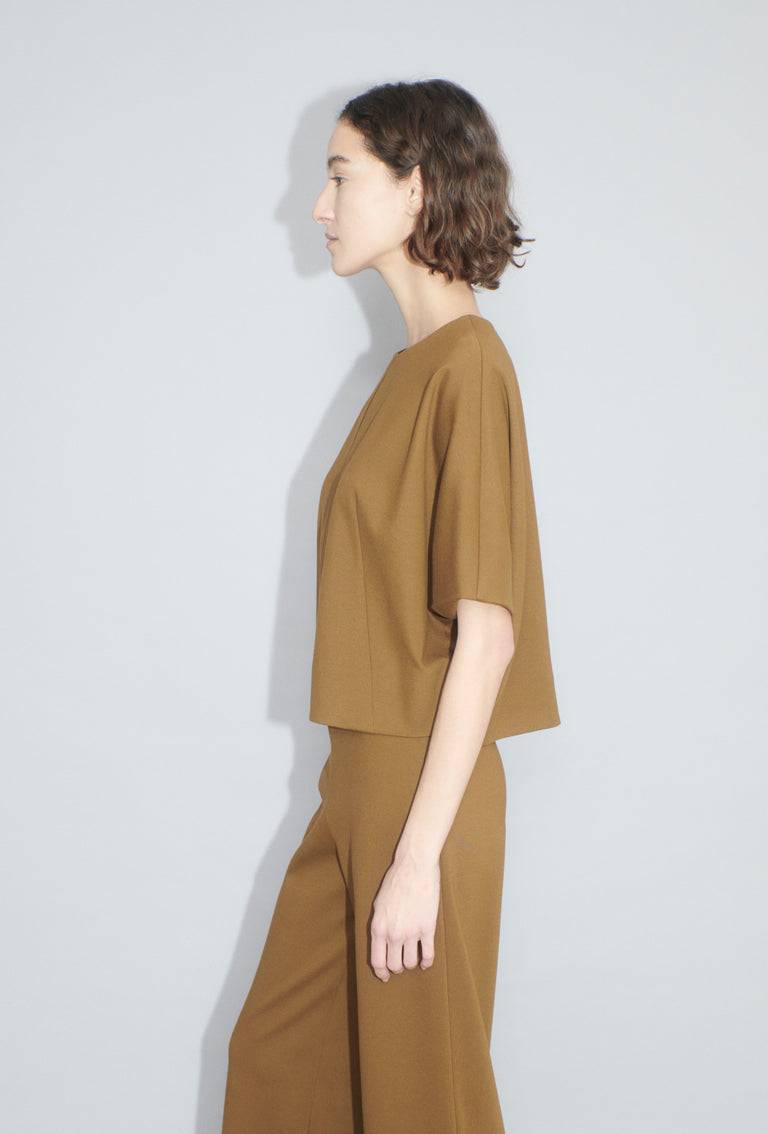 Odeeh Compact Jersey Shirt, Cognac Black Friday