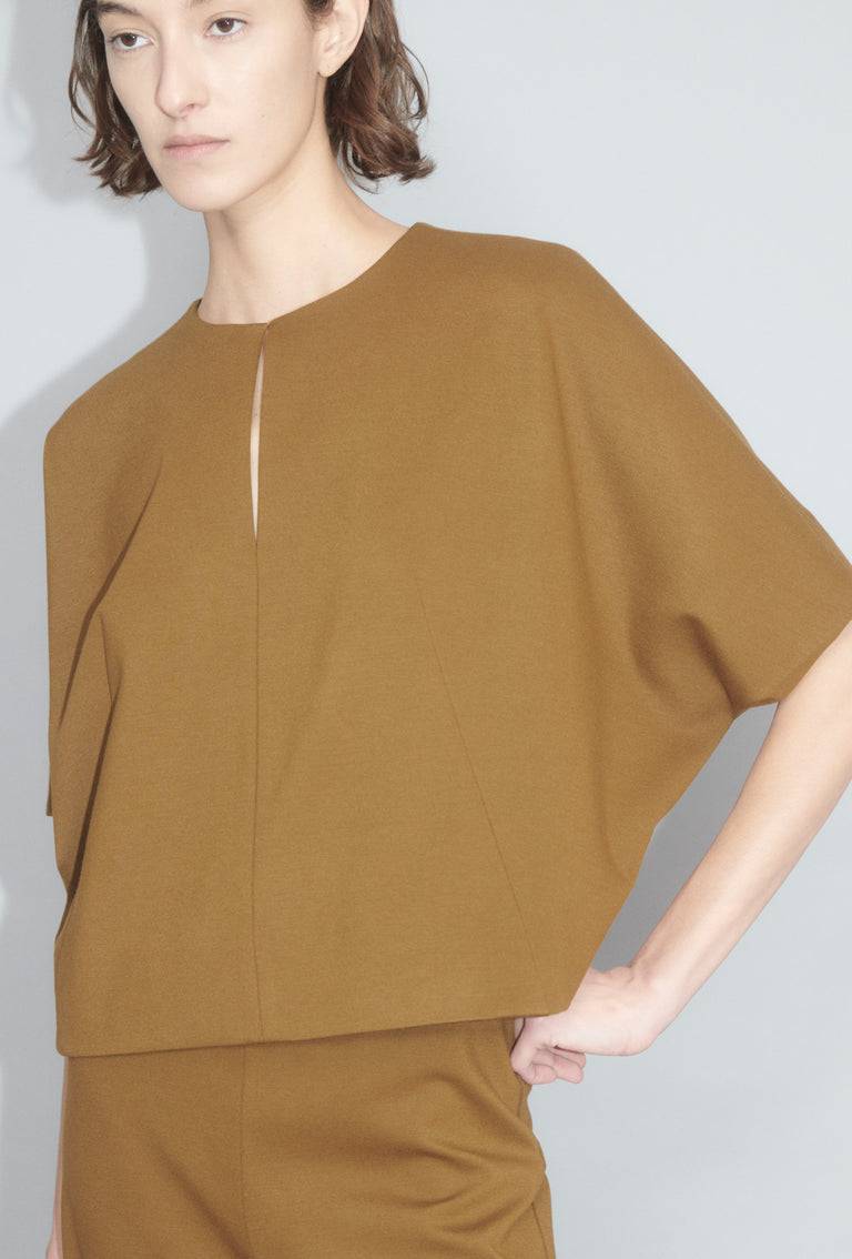 Odeeh Compact Jersey Shirt, Cognac Black Friday