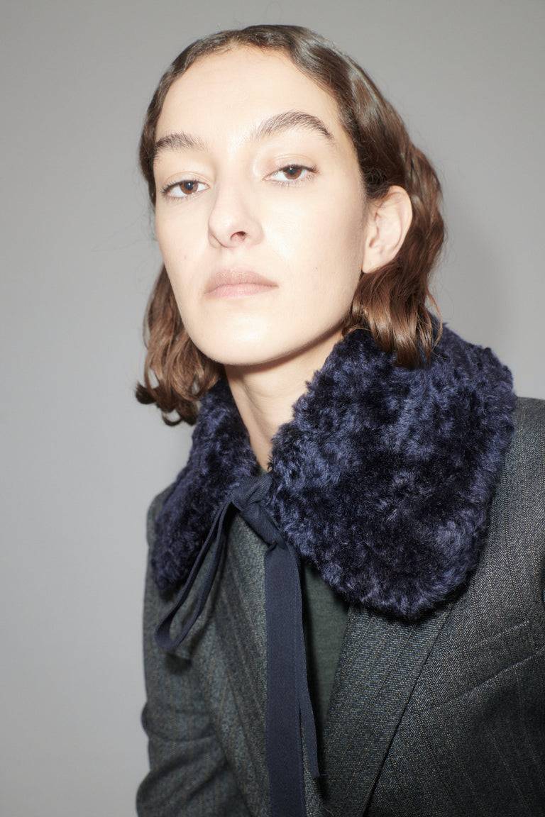 Odeeh Plush Schalkragen, Navy Online Outlet