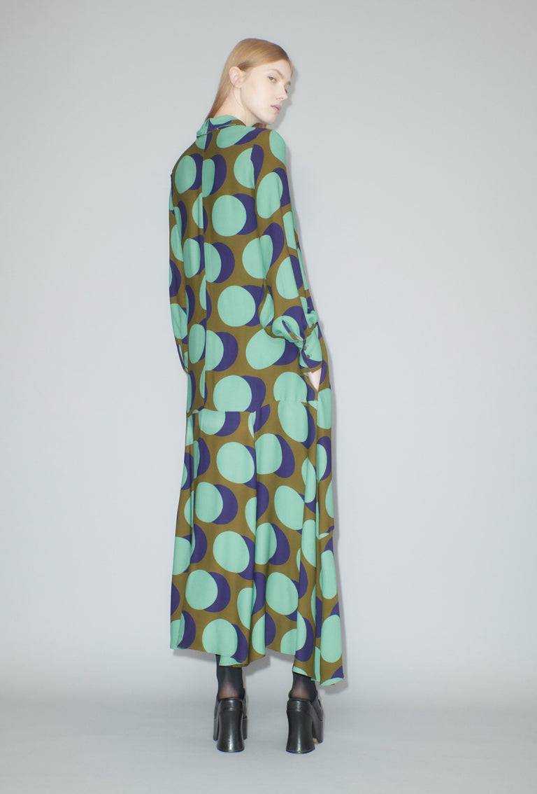 Odeeh Big Double Dot Kleid, Moss Exklusive Angebote