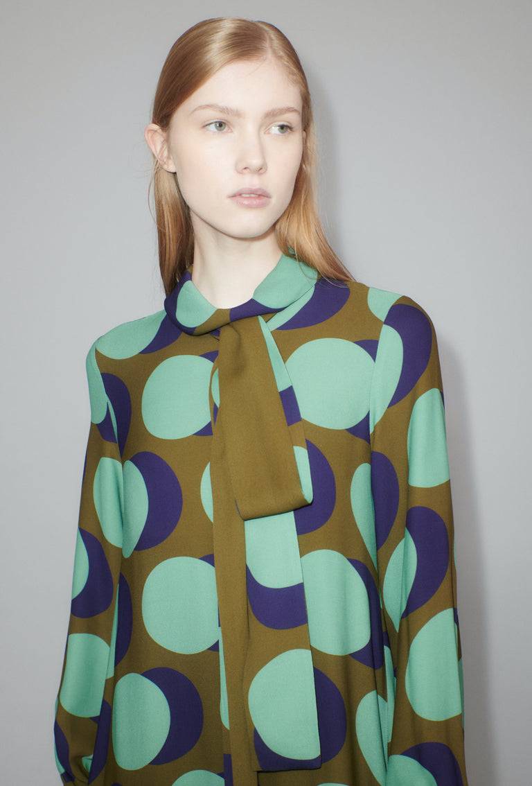 Odeeh Big Double Dot Kleid, Moss Exklusive Angebote
