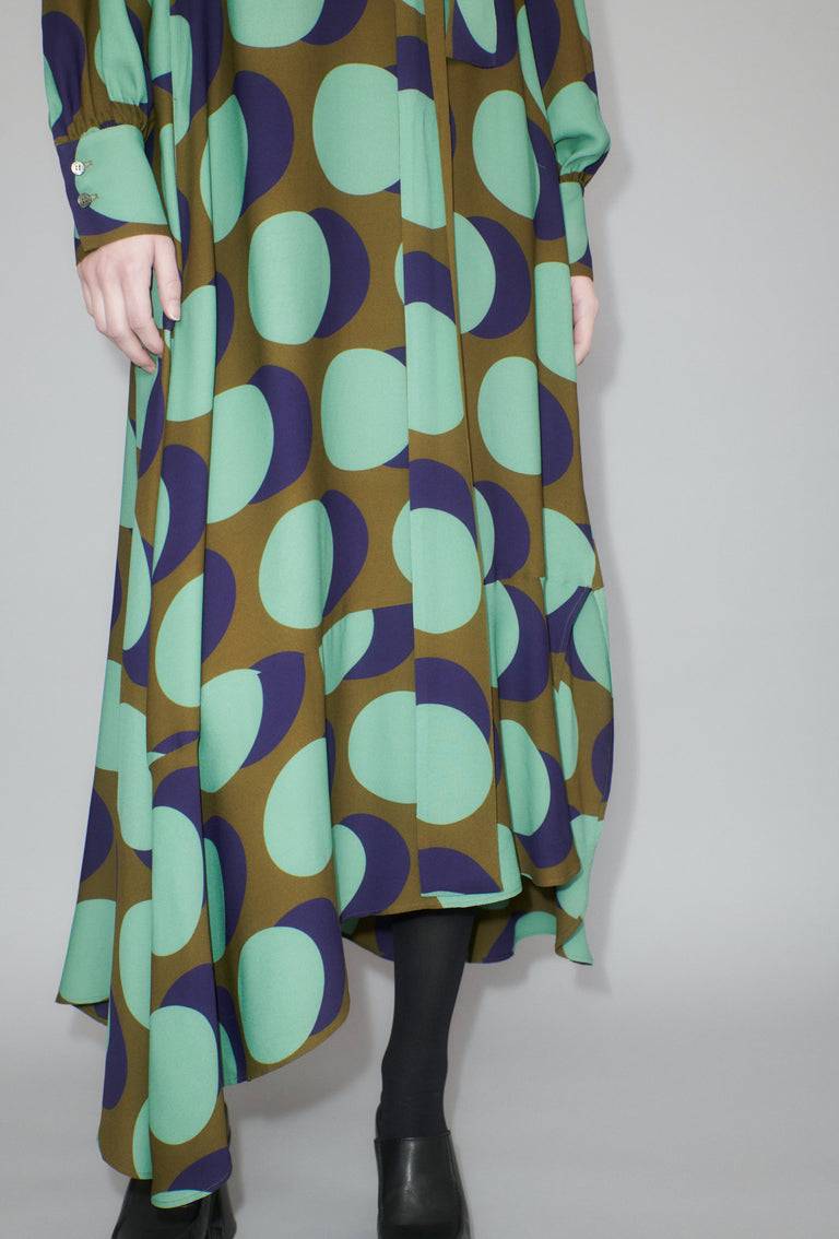 Odeeh Big Double Dot Kleid, Moss Exklusive Angebote