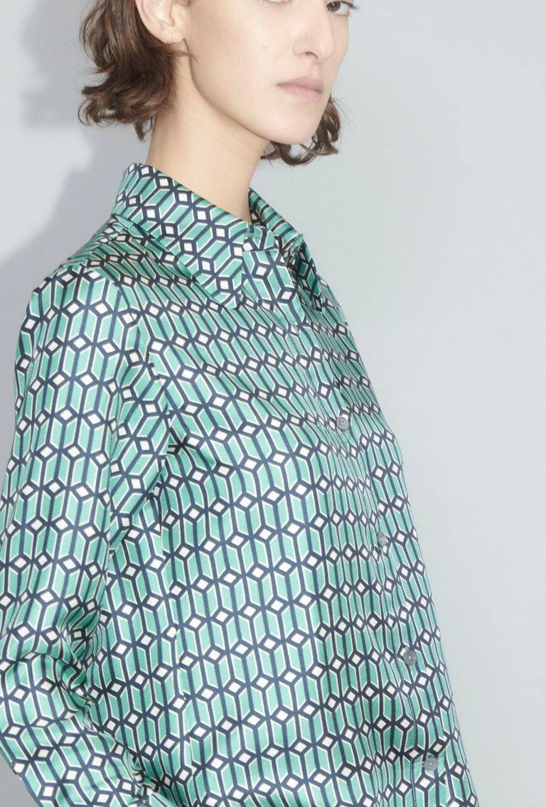 Odeeh Cuboids Bluse, Murano Super Sparpreis