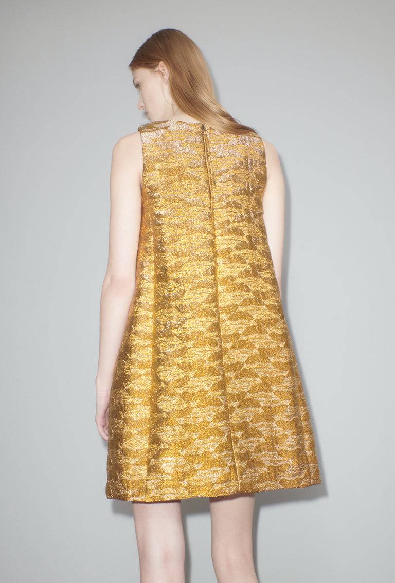 Odeeh Golden Flood Kleid, Gold Zeitbegrenzte Promotion