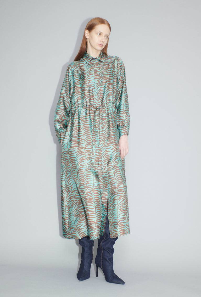 Odeeh Op-Art Tree Kleid, Shellac Nur für heute