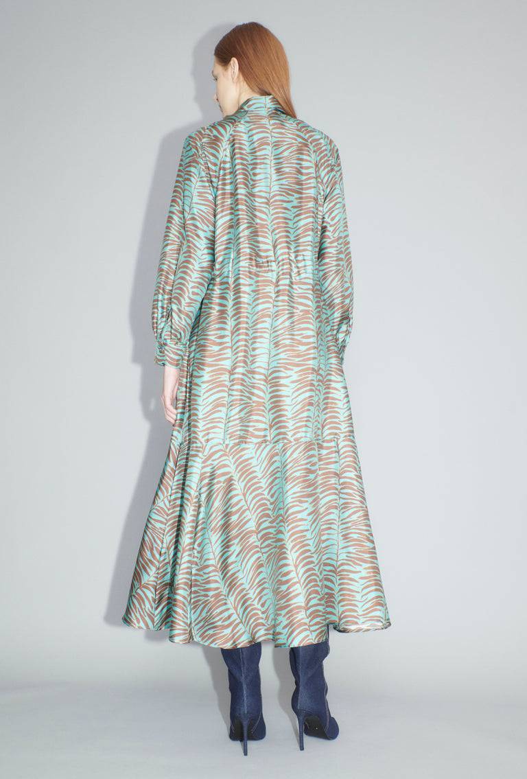 Odeeh Op-Art Tree Kleid, Shellac Nur für heute