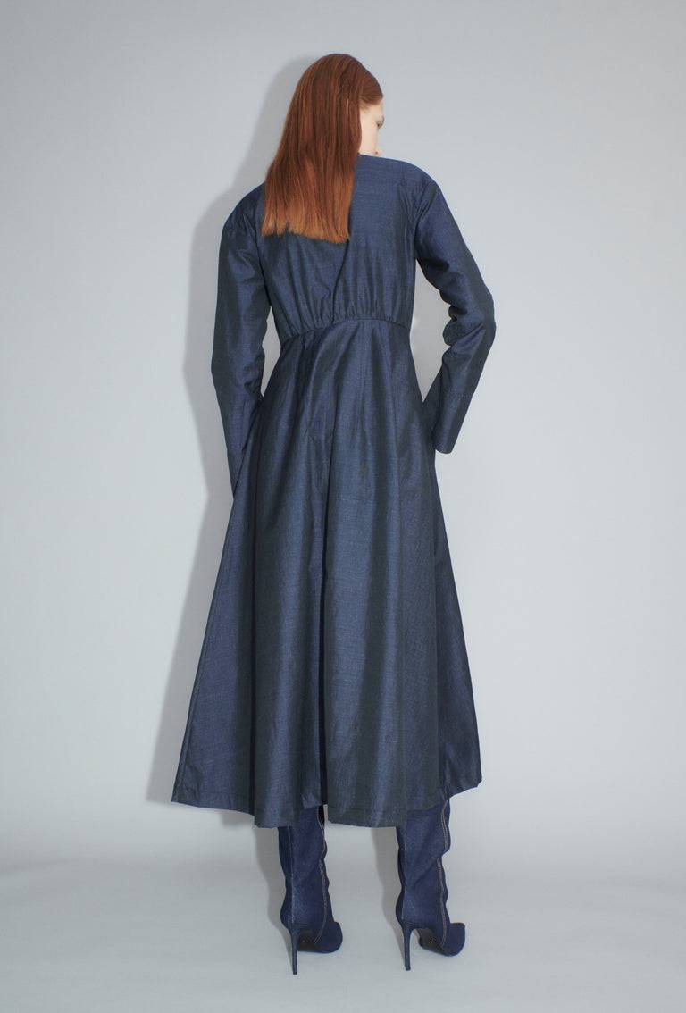 Odeeh Struct Taffeta Kleid, Midnight Sonderangebot der Fabrik