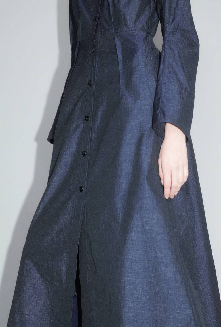 Odeeh Struct Taffeta Kleid, Midnight Sonderangebot der Fabrik