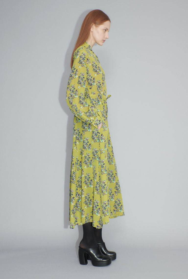 Odeeh Painted Blossoms Kleid, Citrine Vierteljährliche Förderung