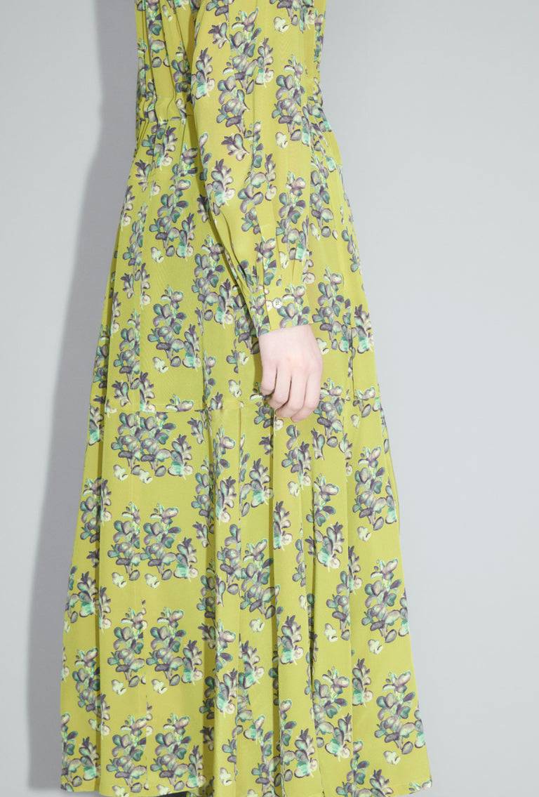Odeeh Painted Blossoms Kleid, Citrine Vierteljährliche Förderung