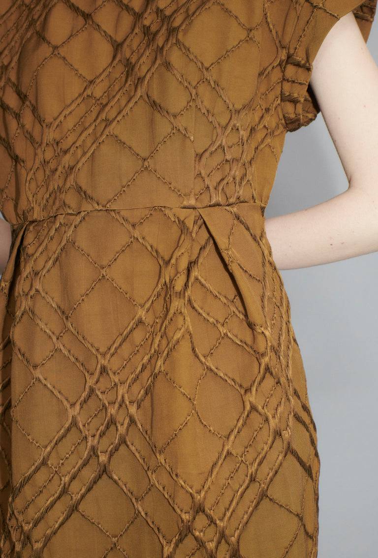 Odeeh Relief Rhombs Kleid, Shellac Bis zu 55% Rabatt