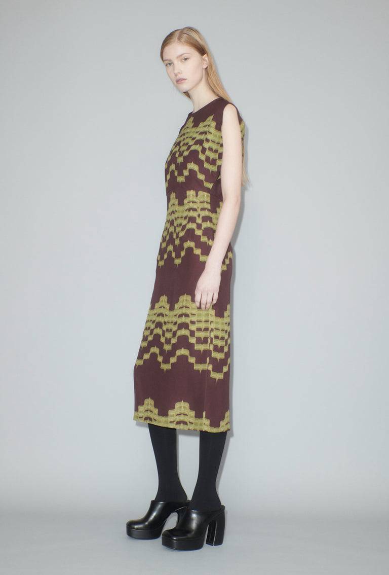 Odeeh Double Printed Degradè Kleid, Goldolive Discount Store für neue Produkte