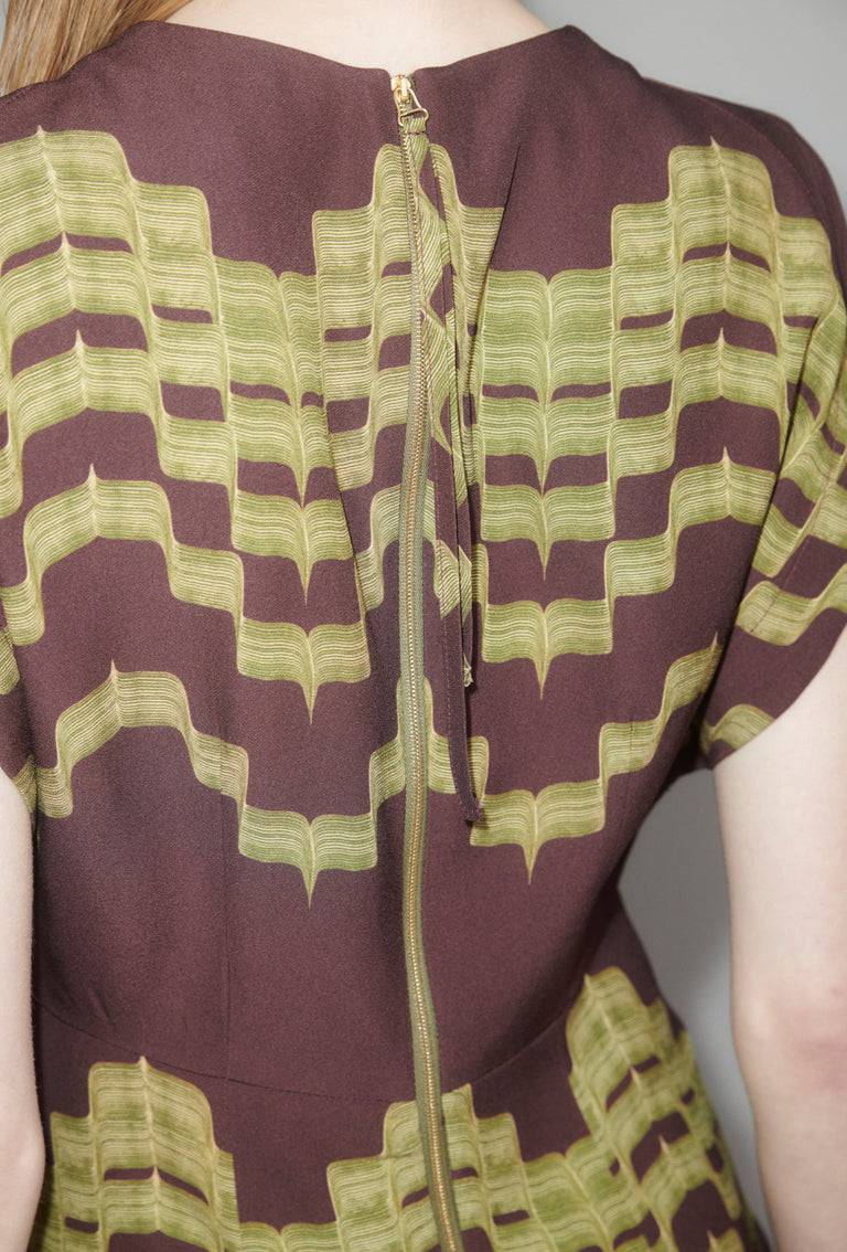 Odeeh Double Printed Degradè Kleid, Goldolive Discount Store für neue Produkte