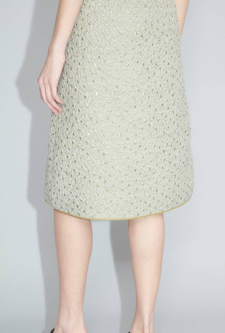 Odeeh Wool Cloqué Rock, Seaweed Speichern exportieren