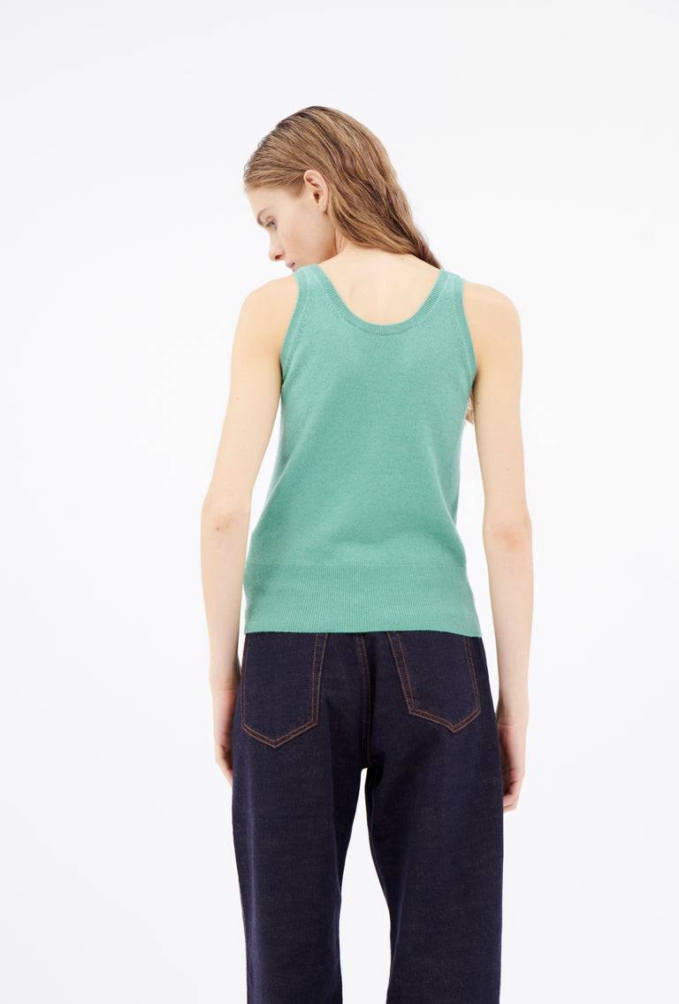 Odeeh Light Cashmere Top, Mermaid Green Online