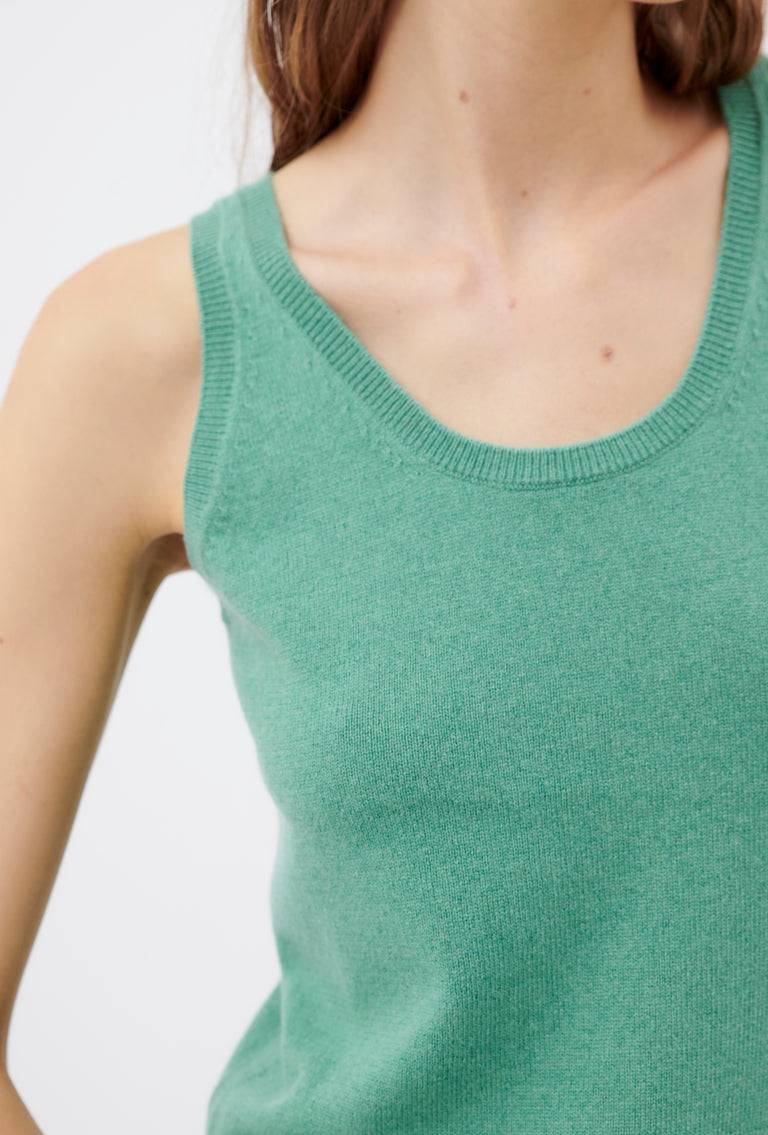 Odeeh Light Cashmere Top, Mermaid Green Online