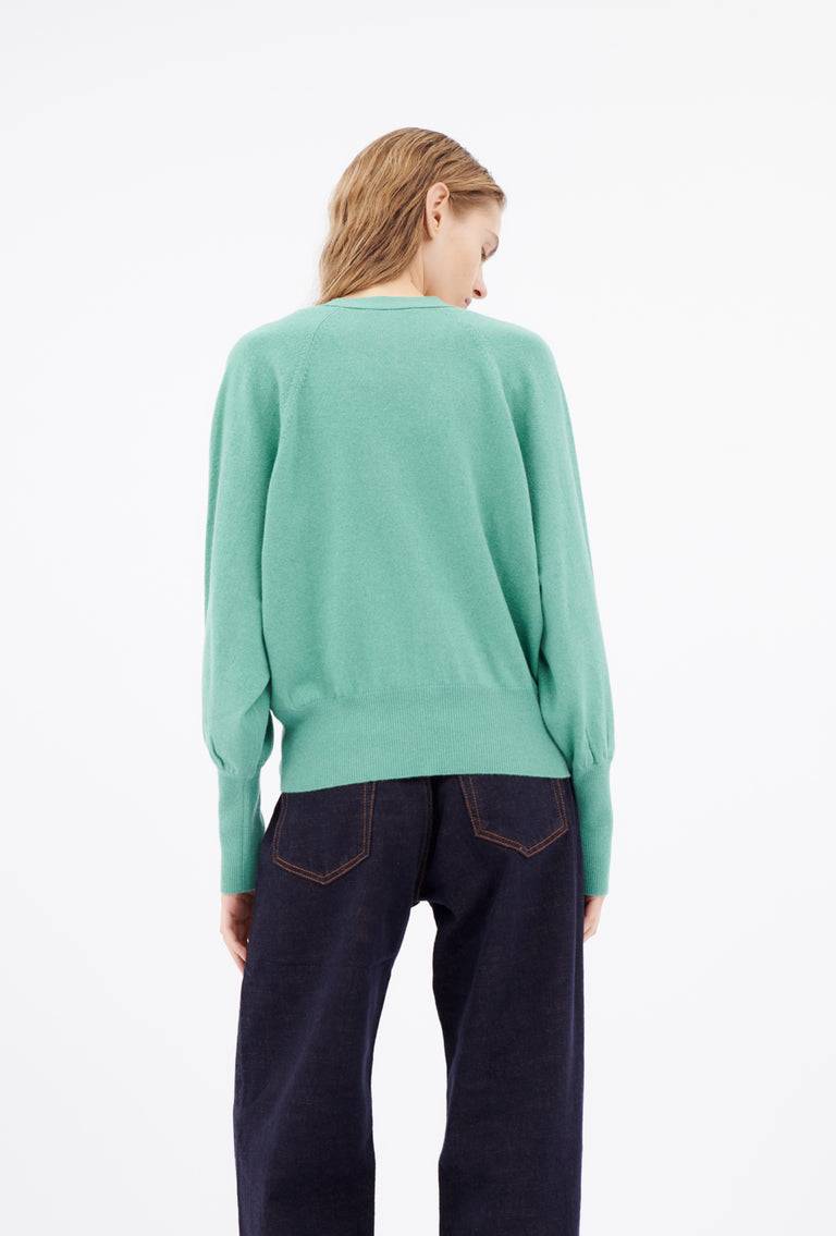 Odeeh Light Cashmere Cardigan, Mermaid Green Outlet