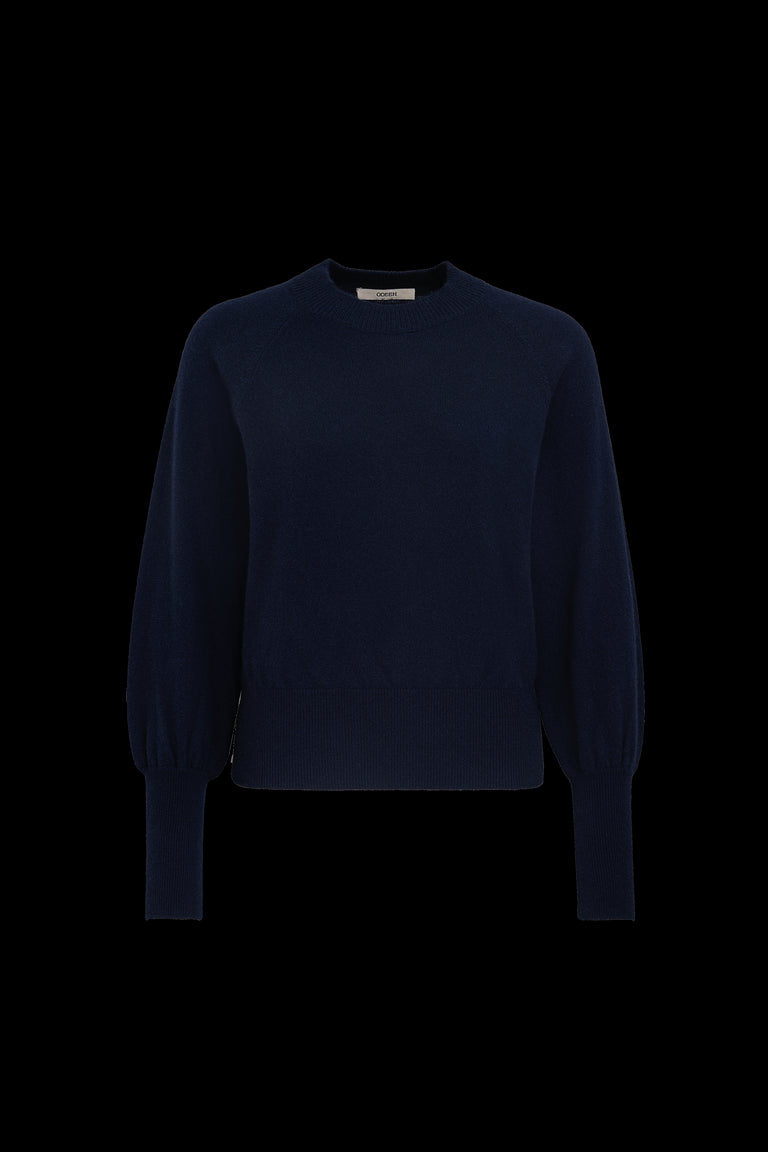 Odeeh Light Cashmere Pullover, Midnight Auslauf