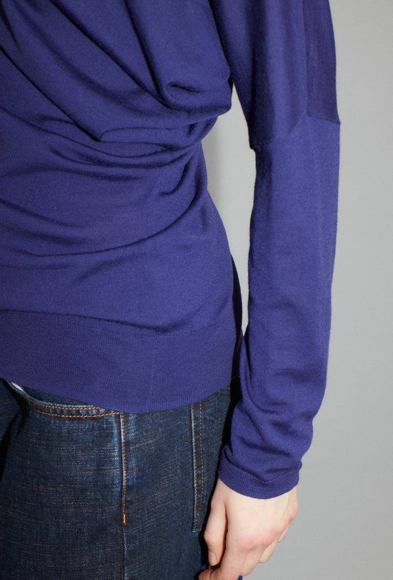 Odeeh Merino Extrafine Pullover, Plum Fabrikverkauf