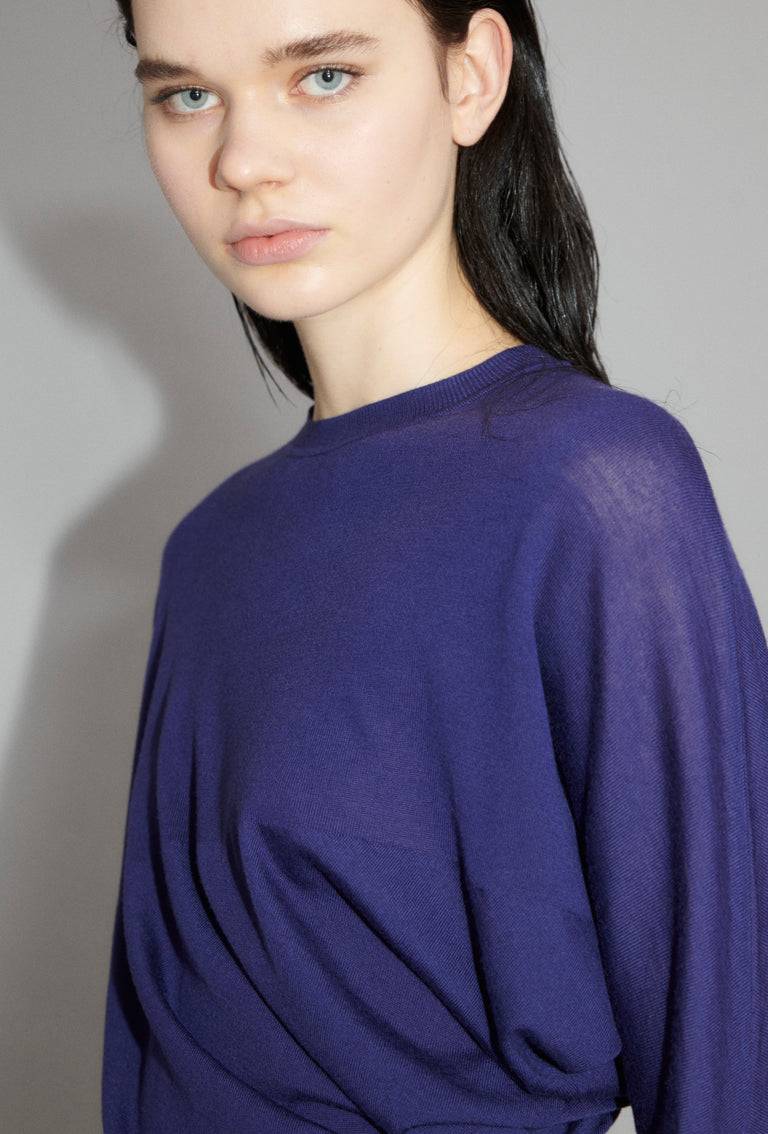 Odeeh Merino Extrafine Pullover, Plum Fabrikverkauf