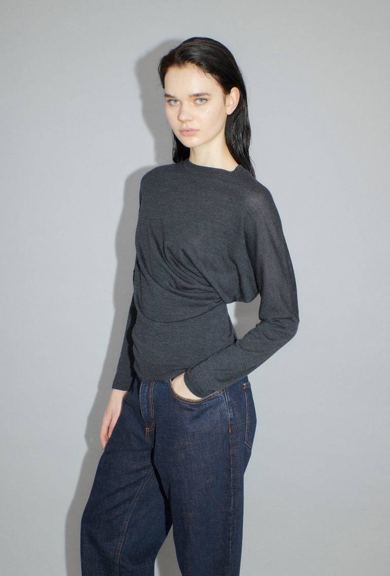 Odeeh Merino Extrafine Pullover, Charcoal Meist gekauft