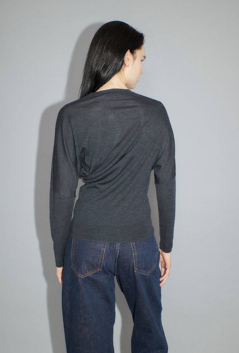 Odeeh Merino Extrafine Pullover, Charcoal Meist gekauft