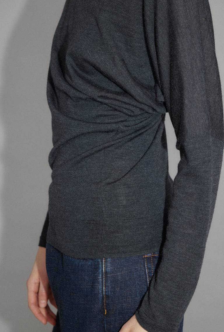 Odeeh Merino Extrafine Pullover, Charcoal Meist gekauft