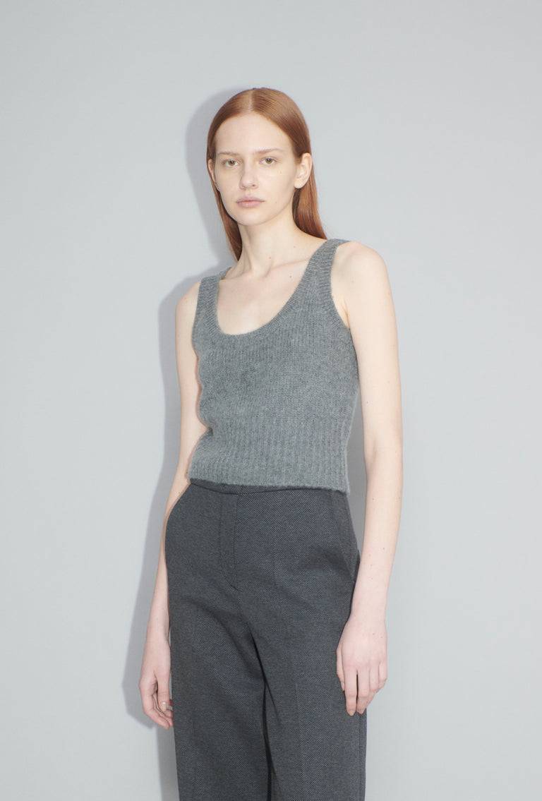 Odeeh Cashair Top, Heather Grey Rabatt