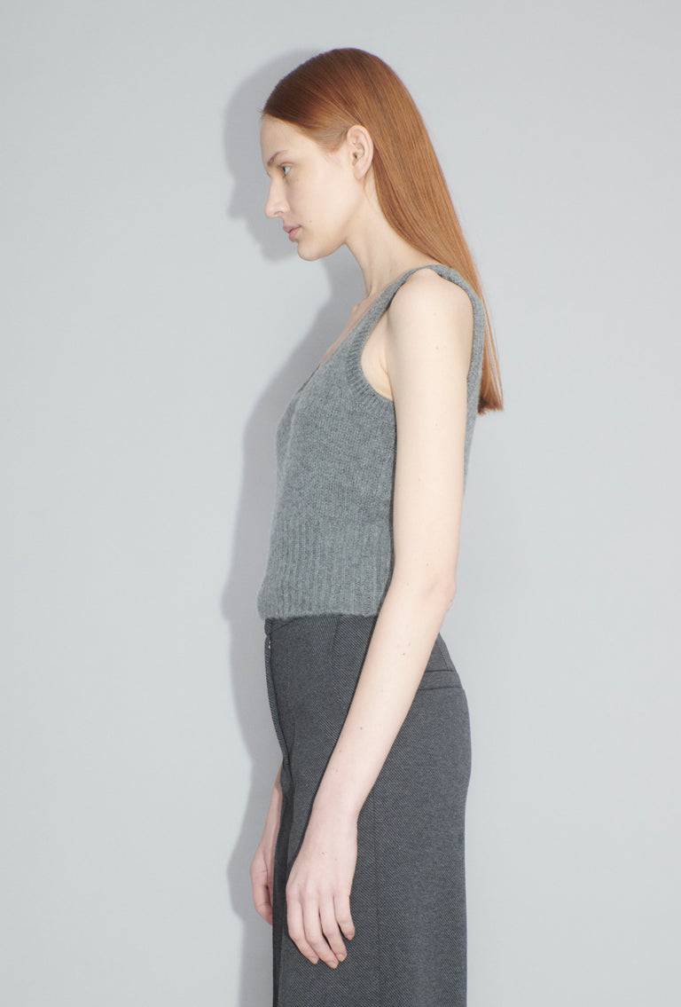 Odeeh Cashair Top, Heather Grey Rabatt