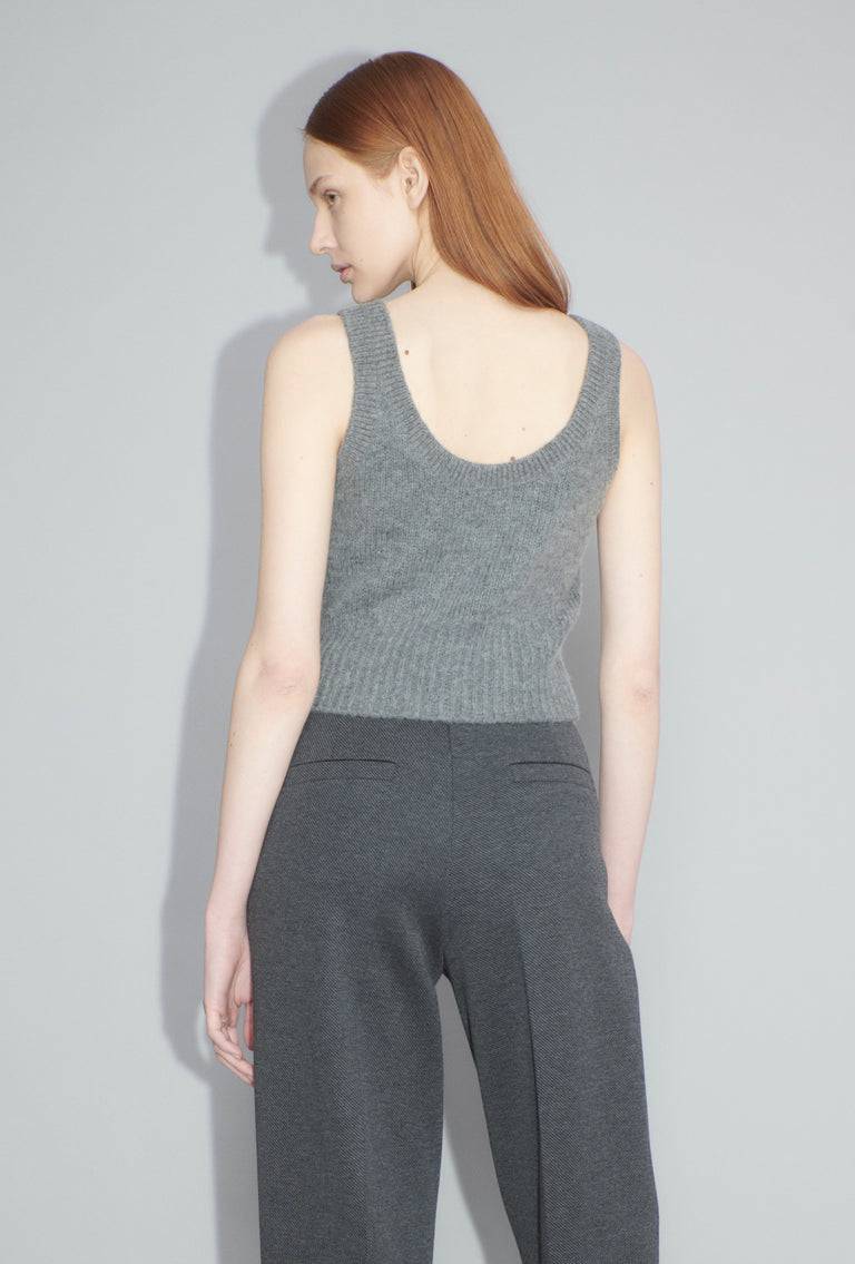 Odeeh Cashair Top, Heather Grey Rabatt