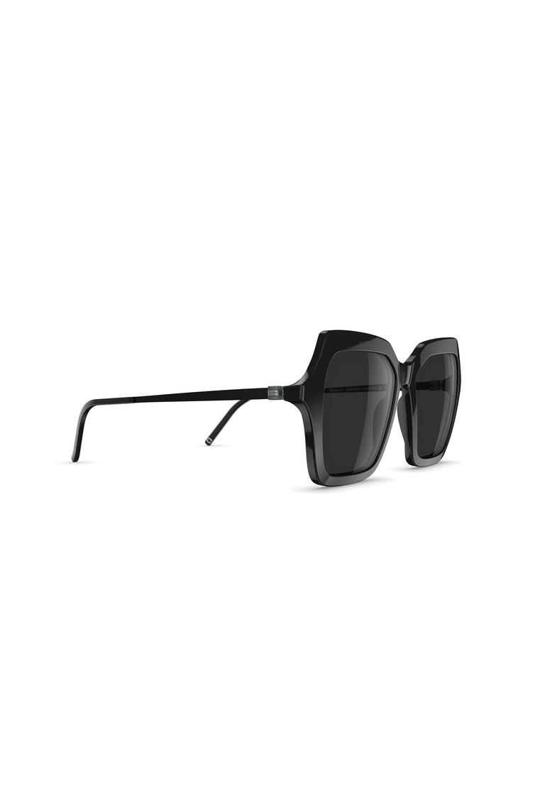 Odeeh NEUBAU Phaedra Sonnenbrille, Black/Black Günstig kaufen
