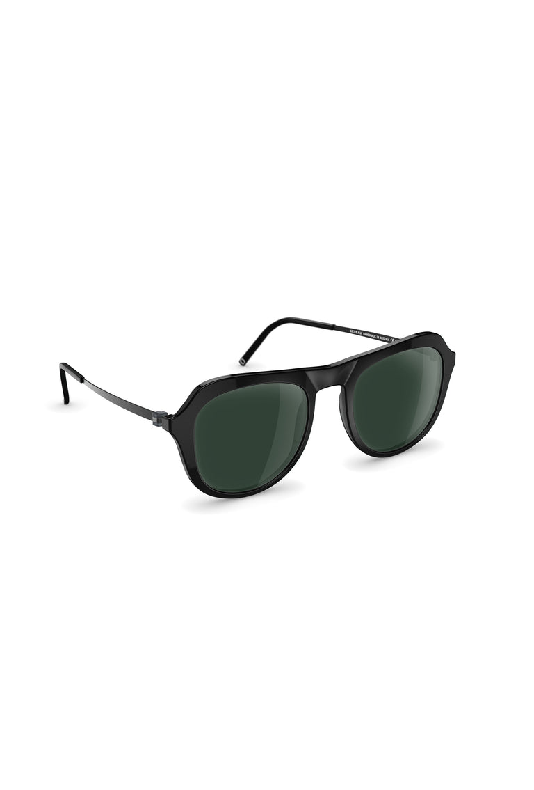 Odeeh NEUBAU Alexis Sonnenbrille, Black/Black Begrenztes Angebot