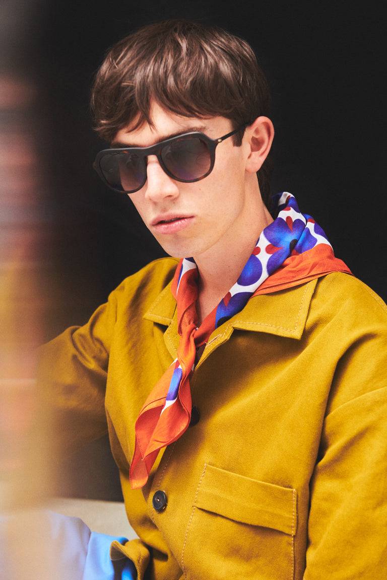Odeeh NEUBAU Alexis Sonnenbrille, Dark Tortoise Matte / Black Exklusivangebot
