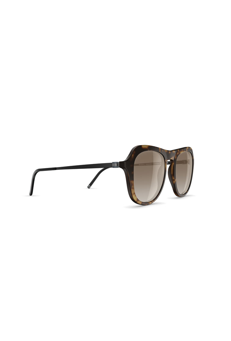 Odeeh NEUBAU Alexis Sonnenbrille, Dark Tortoise Matte / Black Exklusivangebot