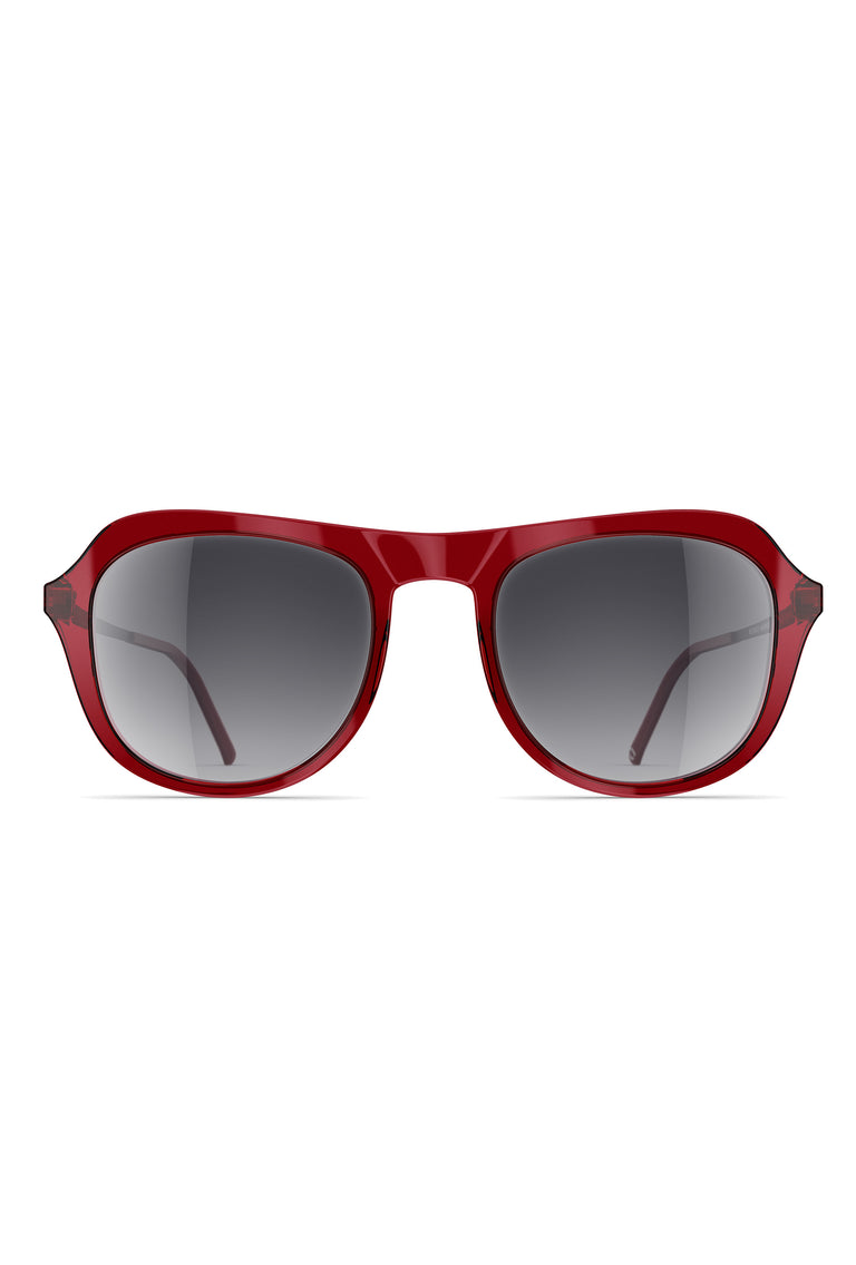 Odeeh NEUBAU Alexis Sonnenbrille, Dark Red/Black Preisnachlass