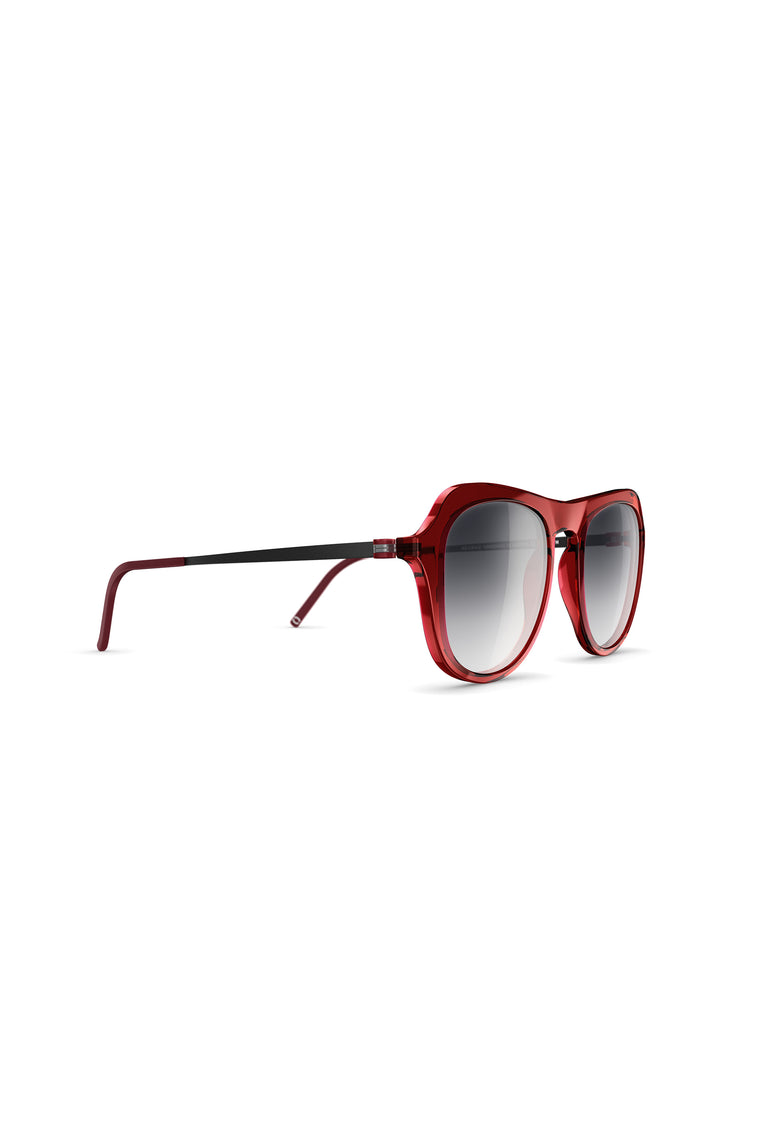Odeeh NEUBAU Alexis Sonnenbrille, Dark Red/Black Preisnachlass
