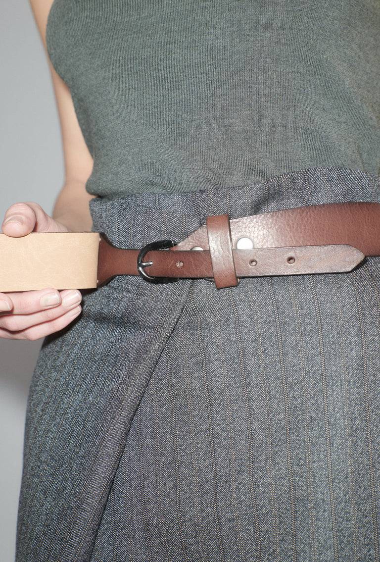 Odeeh Leather Belt, Toffee Top Angebot