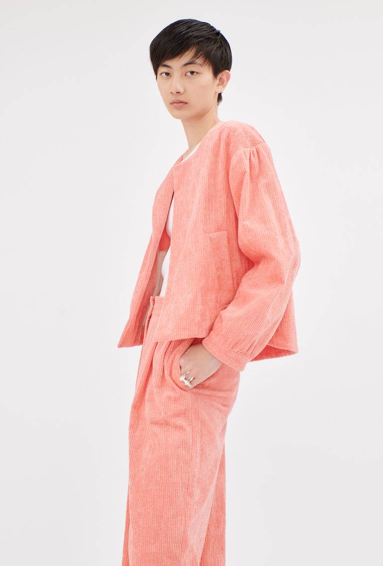 Odeeh Washed Corduroy Jacke, Flamingo Tiefpreis