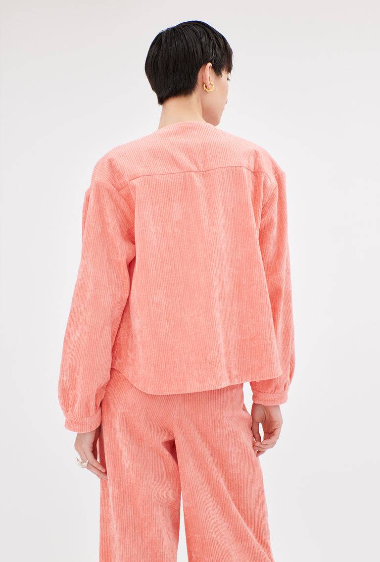 Odeeh Washed Corduroy Jacke, Flamingo Tiefpreis