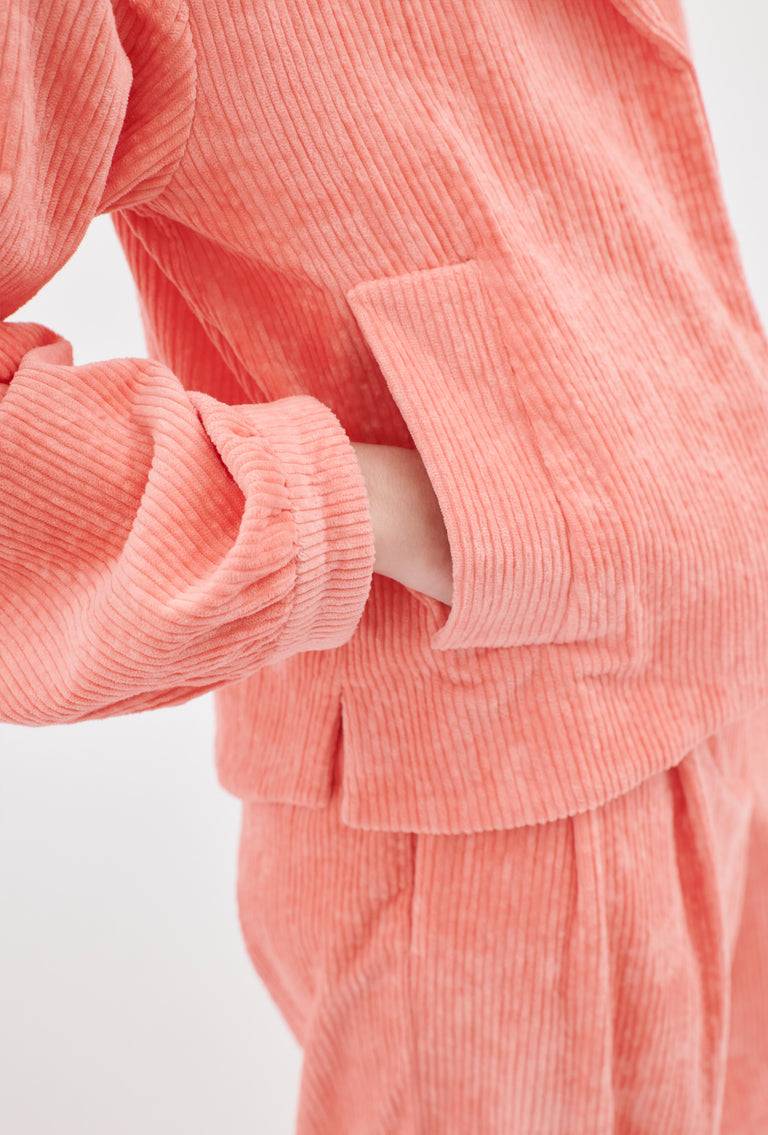 Odeeh Washed Corduroy Jacke, Flamingo Tiefpreis