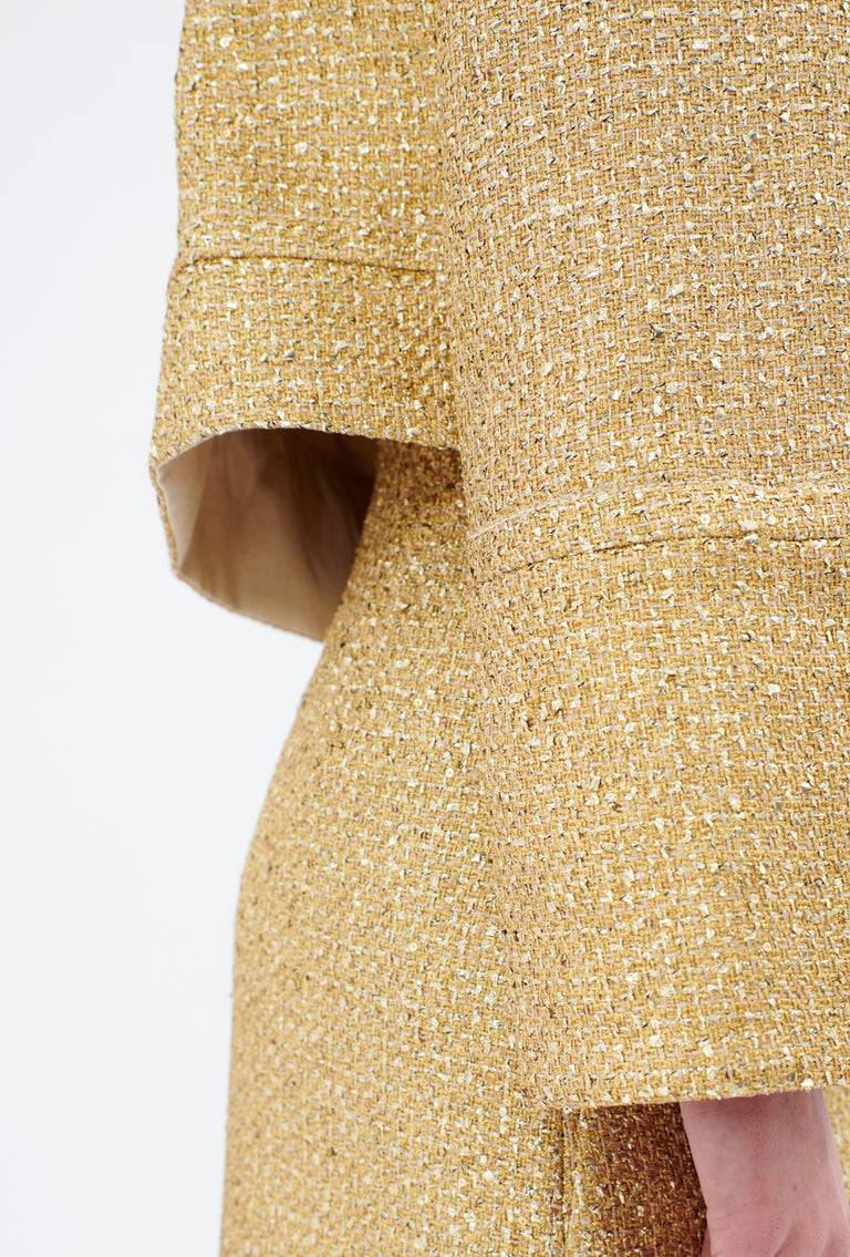 Odeeh Gold Brocade Jacke, Gold Begrenzte Freigabe